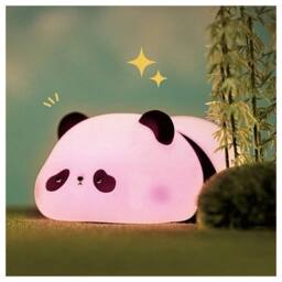 Dragodirect Panda Silicone Lamp Panda Pat Night Bedroom Sleep Light in White - thumbnail 8