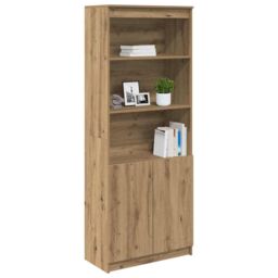 Berkfield Home Highboard Artisan Oak 70x35x180 cm Engineered Wood in Brown - Size: 70 x 35 x 180 cm - thumbnail 4
