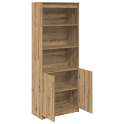 Berkfield Home Highboard Artisan Oak 70x35x180 cm Engineered Wood in Brown - Size: 70 x 35 x 180 cm - thumbnail 5