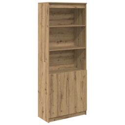 Berkfield Home Highboard Artisan Oak 70x35x180 cm Engineered Wood in Brown - Size: 70 x 35 x 180 cm - thumbnail 2