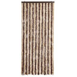 Berkfield Home Insect Curtain Beige & Light Brown 90x200 cm Chenille - thumbnail 1