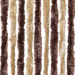 Berkfield Home Insect Curtain Beige & Light Brown 90x200 cm Chenille - thumbnail 6