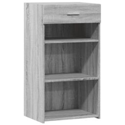 Berkfield Home Sideboard Grey Sonoma 50x42.5x93 cm Engineered Wood - thumbnail 2