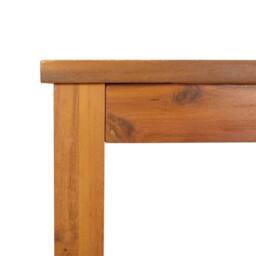 Berkfield Home Garden Dining Table 200x90x74 cm Solid Wood Acacia in Brown - Size: 200 x 90 x 74 cm - thumbnail 6