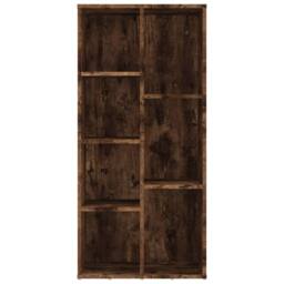 Berkfield Home Book Cabinet Smoked Oak 50x25x106 cm in Brown - Size: 50 x 25 x 106 cm - thumbnail 6
