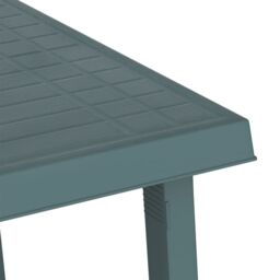 Berkfield Home Camping Table Green 79x56x64 cm PP Wooden Look - Size: 79 x 56 x 64 cm - thumbnail 5
