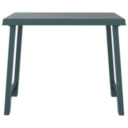 Berkfield Home Camping Table Green 79x56x64 cm PP Wooden Look - Size: 79 x 56 x 64 cm - thumbnail 3