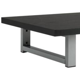 Berkfield Home Bathroom Wall Shelf for Basin Black 60x40x16.3 cm - thumbnail 6