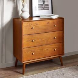 Cheshire Premium Calder 3 Drawer Chest - Ash in Brown - thumbnail 3