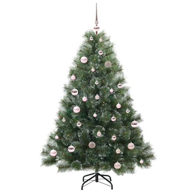 Berkfield Home Realistic Artificial Christmas Tree with 150 LEDs Green 150 cm PE - image 1