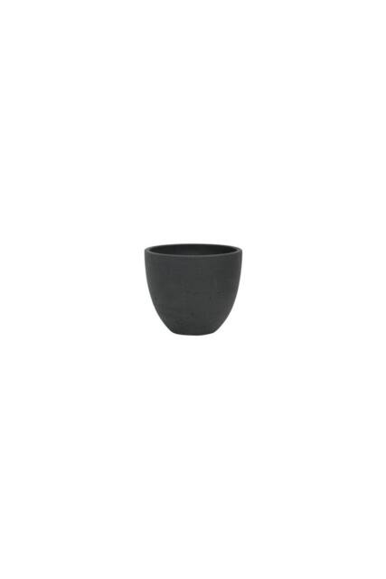 KDMD Hortus Classic Cemento Planter - H15cm x 18cm - Black - Size: 15 cm x 18 cm - image 1