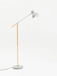 Orsina Matte Floor Lamp, Adjustable Height Office Lamp, Easy-to-Use Lamp Floor, Focused Lighting Bedroom Lamp in Grey - thumbnail 4