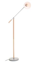 Orsina Matte Floor Lamp, Adjustable Height Office Lamp, Easy-to-Use Lamp Floor, Focused Lighting Bedroom Lamp in Grey - thumbnail 2