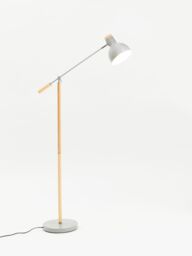 Orsina Matte Floor Lamp, Adjustable Height Office Lamp, Easy-to-Use Lamp Floor, Focused Lighting Bedroom Lamp in Grey - thumbnail 5