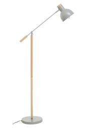 Orsina Matte Floor Lamp, Adjustable Height Office Lamp, Easy-to-Use Lamp Floor, Focused Lighting Bedroom Lamp in Grey - thumbnail 1