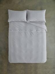 Deyongs Southwick Melange Look Housewife Pillowcase Pair - Smooth & Soft - 1846 in Grey - Size: Standard Pillow Case - thumbnail 4