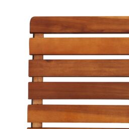 Berkfield Home 2 pcs Reclining Garden Chairs Solid Acacia Wood in Brown - thumbnail 6