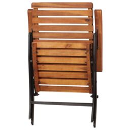 Berkfield Home 2 pcs Reclining Garden Chairs Solid Acacia Wood in Brown - thumbnail 5