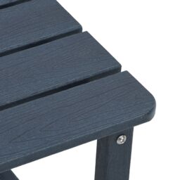 Berkfield Home 3 Piece Garden Lounge Set Navy Blue HDPE - thumbnail 9