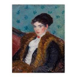 Artery8 William James Glackens Framed Wall Art Print with Fox Furs - Size: A4 - thumbnail 3