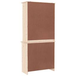 Berkfield Home Highboard ALTA 77x35x165 cm Solid Wood Pine in Light Tan - Size: 77 x 35 x 165 cm - thumbnail 8
