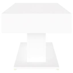 Berkfield Home Durable Coffee Table White 96x50x45 cm Engineered Wood - Size: 96 x 50 x 45 cm - thumbnail 5