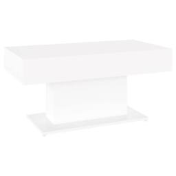 Berkfield Home Durable Coffee Table White 96x50x45 cm Engineered Wood - Size: 96 x 50 x 45 cm - thumbnail 3
