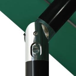 Berkfield Home 3-Tier Parasol with Aluminium Pole Green 3.5 m - thumbnail 6