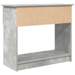Berkfield Home Console Table with Drawers Concrete Grey 85.5x38.5x74.5 cm - thumbnail 8
