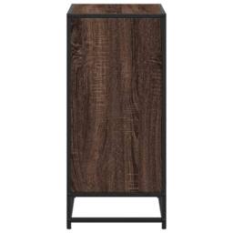 Berkfield Home Modern Book Cabinet Brown Oak 60x35x76 cm Engineered Wood - Size: 60 x 35 x 76 cm - thumbnail 5