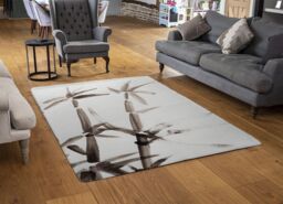 Benjamin Tate Design Japanese Painting Of Bamboo Designer Rug in Natural - Size: Large - thumbnail 2