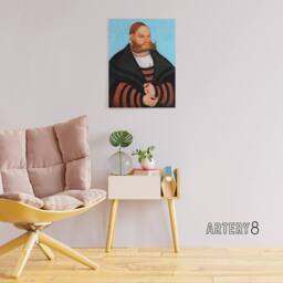 "Artery8 Lucas Cranach Portrait of Lukas Spielhausen Canvas Wall Art Print - Size: W12"" x H16""" - thumbnail 3