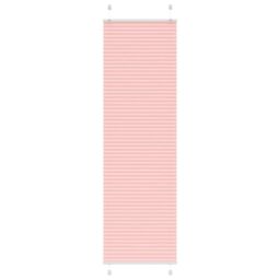 Berkfield Home Pleated Blind Pink 55x200 cm Fabric Width 54.4 cm Polyester - thumbnail 1