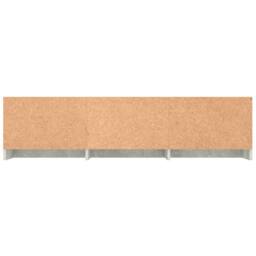 Berkfield Home TV Cabinet Concrete Grey 140x40x35.5 cm Engineered Wood - thumbnail 6