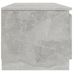 Berkfield Home TV Cabinet Concrete Grey 140x40x35.5 cm Engineered Wood - thumbnail 5
