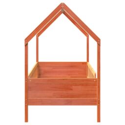 Berkfield Home Kids' House Bed Frame without Mattress Wax Brown 90x190 cm Single Pine - thumbnail 5