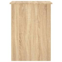 Berkfield Home Modern Desk Sonoma Oak 100x55x75 cm Engineered Wood in Light Oak - Size: 100 x 55 x 75 cm - thumbnail 5