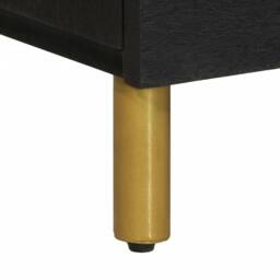 Berkfield Home Sideboard Black 80x33x75 cm Engineered Wood - Size: 80 x 33 x 75 cm - thumbnail 9