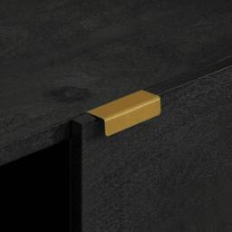 Berkfield Home Sideboard Black 80x33x75 cm Engineered Wood - Size: 80 x 33 x 75 cm - thumbnail 8