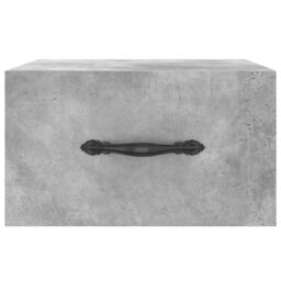 Berkfield Home Wall-mounted Bedside Cabinet Concrete Grey 35x35x20 cm - Size: 35 x 35 x 20 cm - thumbnail 5