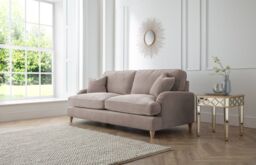 The Great Sofa Company Orla 3 Seater Sofa Manhattan Navy in Taupe - thumbnail 2