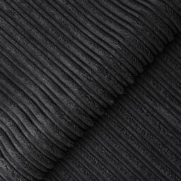 Furnishings For Less UK Luxor Jumbo Cord Fabric Single Seater 360 Degree Swivel Chair Sofa Accessory in Black - thumbnail 6