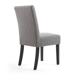 Shankar Moseley Waffle Linen Effect Steel Grey in Black Legs - thumbnail 2
