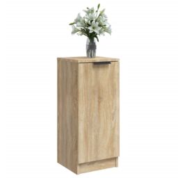 Berkfield Home Sideboard Sonoma Oak 30x30x70 cm Engineered Wood in Brown - Size: 30 x 30 x 70 cm - thumbnail 4