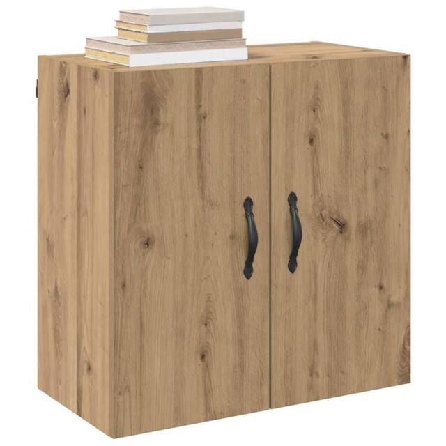 Berkfield Home Wall Cabinet Artisan oak 60 x 31 x 60 cm Engineered wood in Brown - image 1