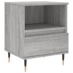 Berkfield Home Bedside Cabinets 2 pcs Grey Sonoma 40x35x50 cm Engineered Wood - Size: 40 x 35 x 50 cm - thumbnail 5