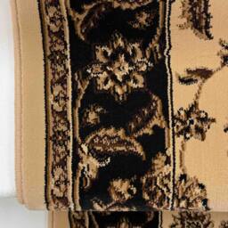 runrug Stair Runner Carpet - Soft & Comfortable, 0.39 Inch - 'Legacy' in Tan - Size: 66 cm x 720 cm - thumbnail 2