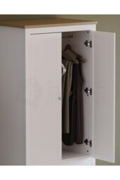 Home Discount Vida Designs Arlington 2 Door 2 Drawer Wardrobe Storage Bedroom Furniture in White - thumbnail 5