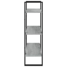 Berkfield Home Book Cabinet Grey Sonoma 80x30x105 cm Engineered Wood - Size: 80 x 30 x 105 cm - thumbnail 6