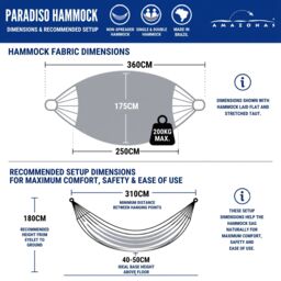 Amazonas Paradiso Family Garden Hammock - Hand-Woven Brazilian Cotton - Handmade in Brazil - 200kg in Green - thumbnail 7
